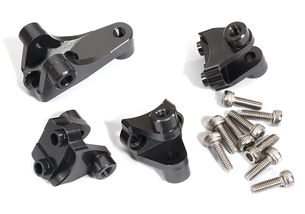 C30158GUN Alloy Suspension Linkage Mounts for Axial 1/10 SCX10 III - Image 1