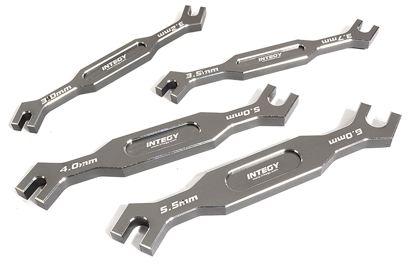 Gun Complete Turnbuckle Wrench Set (8 Sizes) - 3, 3.2, 3.5, 3.7, 4, 5, 5.5 & 6mm