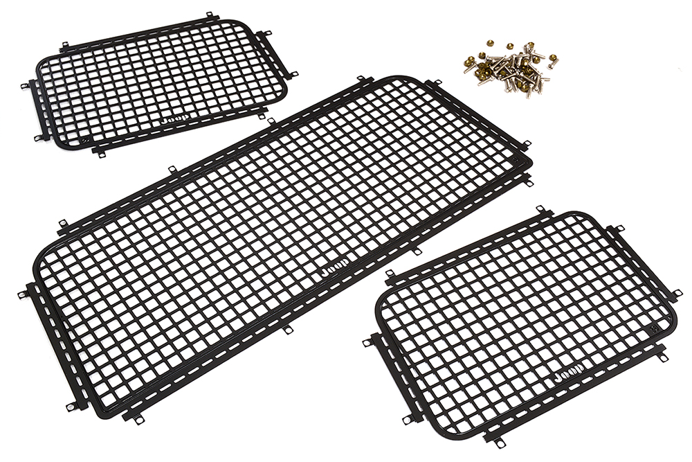 Stainless Window Guards & Protection Plates for Axial 1/10 SCX10 III
