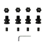 Alloy 17mm Hex Wheel Hubs Conversion +10mm Width for Traxxas 1/10 Maxx 4S - Image 2