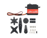 High Torque Digital Metal Gear Servo 20kg 0.13s for RC Robots in Black - Image 2