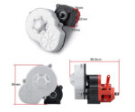 Billet Machined Complete Main Gearbox w/ Dig Unit for Axial SCX-10 & SCX10 II - Image 2