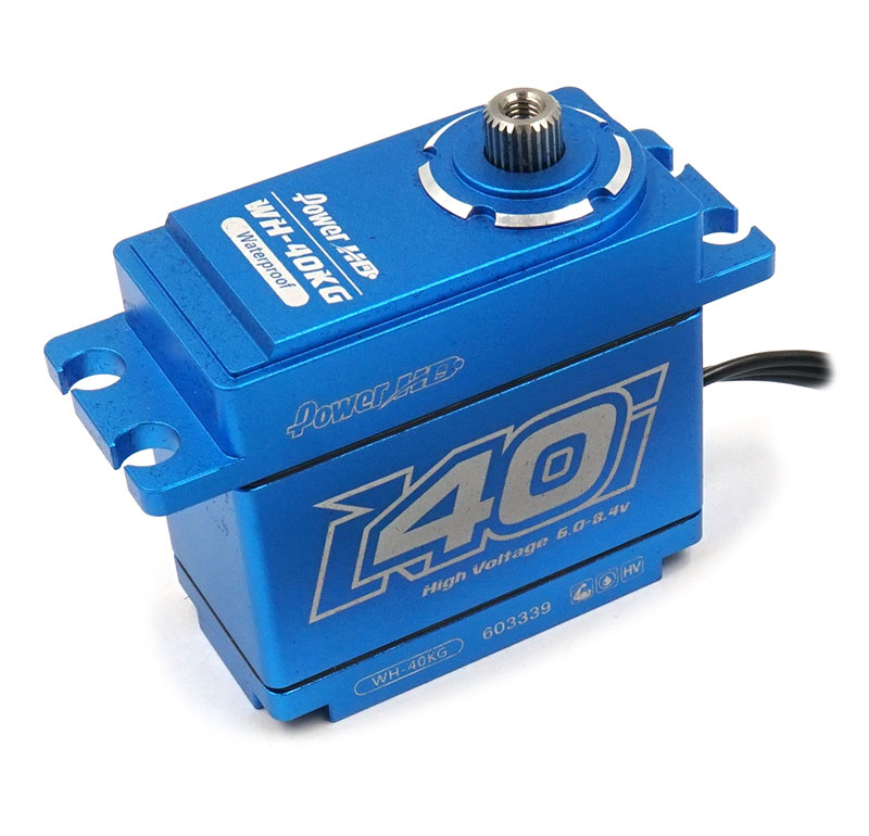 High-Torque 40kg Waterproof Titanium Gear Digital Servo, Fast 0.17s