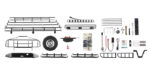 HG-P415 Pro 1/10 4X4 RC H1 Hummer ARTR w/2.4GHz Remote 16C Sound & Light Upgrade - Image 3