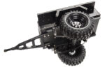 Realistic Leaf Spring 1/10 Size Utility Box Trailer for Scale Crawler Truck - Image 2