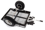 Realistic Leaf Spring 1/10 Size Low Side Trailer 300x205x113mm for Scale Crawler - Image 3