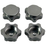 Billet Machined Aluminum 17mm Hex Hub Covers for 1/8 Buggy and Monster Truck