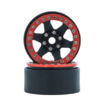 1.9 Size Billet Machined Alloy Wheel (2) for 1/10 Scale Off-Road Crawler