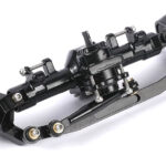 Billet Machined Alloy Complete Front Axle for Axial 1/24 SCX24 Rock Crawler