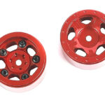 Billet Machined Alloy Wheels (2) for Axial 1/24 SCX24 Rock Crawler