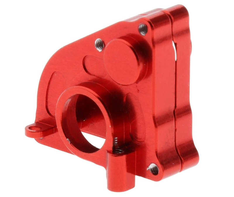 C30799RED Billet Machined Alloy Center Gearbox Housings for Axial 1/24 SCX24 Rock Crawler - Image 1