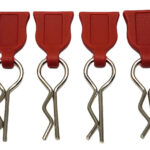 Plastic Easy Pulls (4) w/ Body Clips for 1/10 Scale
