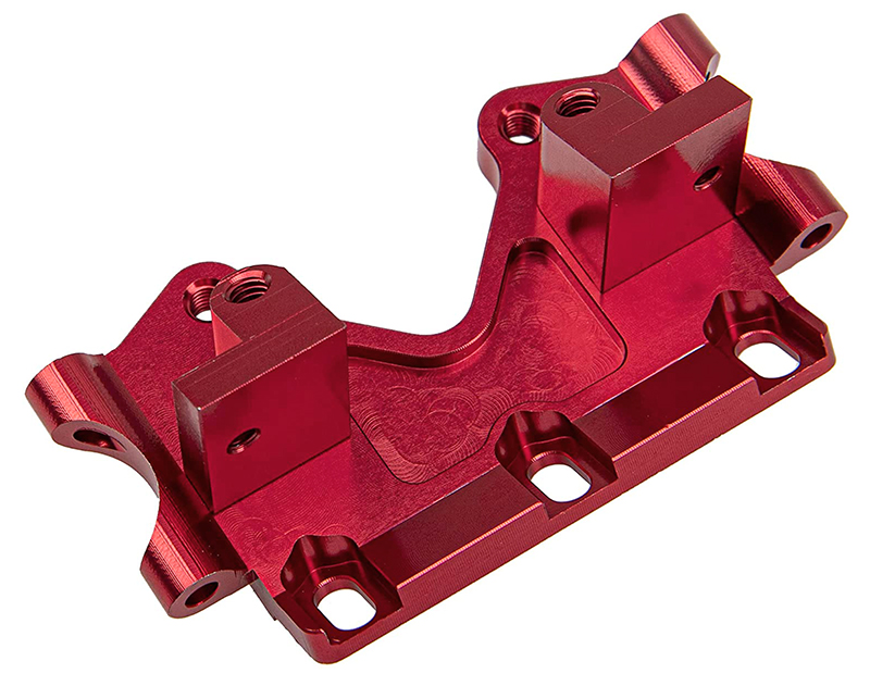 C30899RED Alloy Front Bulkhead for Traxxas 1/10 Electric Rustler 2WD & Slash 2WD 2530A - Image 1