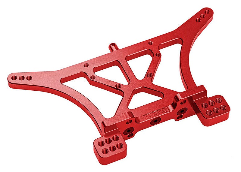 C30900RED Alloy Rear Shock Tower for 1/10 Rustler 2WD/Stampede 2WD/Slash 2WD 3638 - Image 1