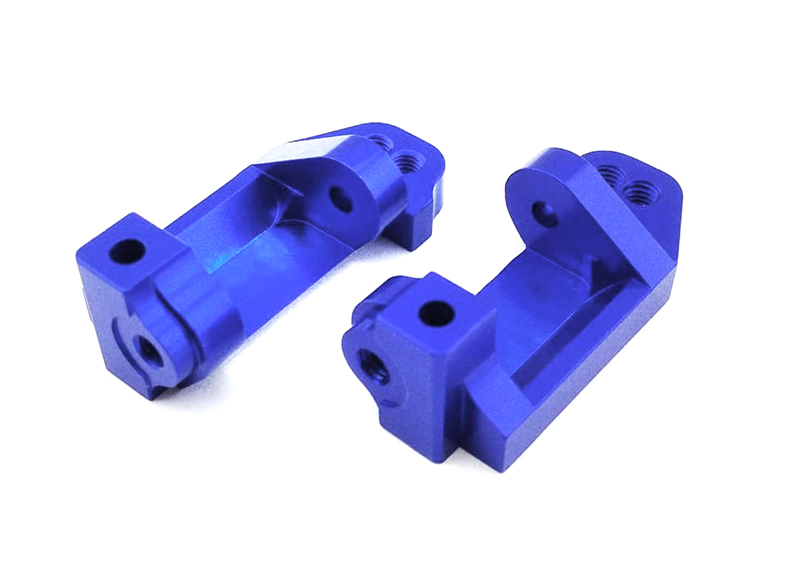 C30902BLUE Alloy Caster Blocks for 1/10 Rustler 2WD, Stampede 2WD & Slash 2WD 3632 - Image 1
