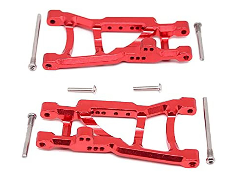 C30906RED Alloy Rear Suspension Arms for 1/10 Traxxas Slash 2WD 2555 - Image 1