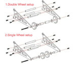 Black Alloy Machined Wheelie Bar for Traxxas 1/10 Slash 2WD - Image 2