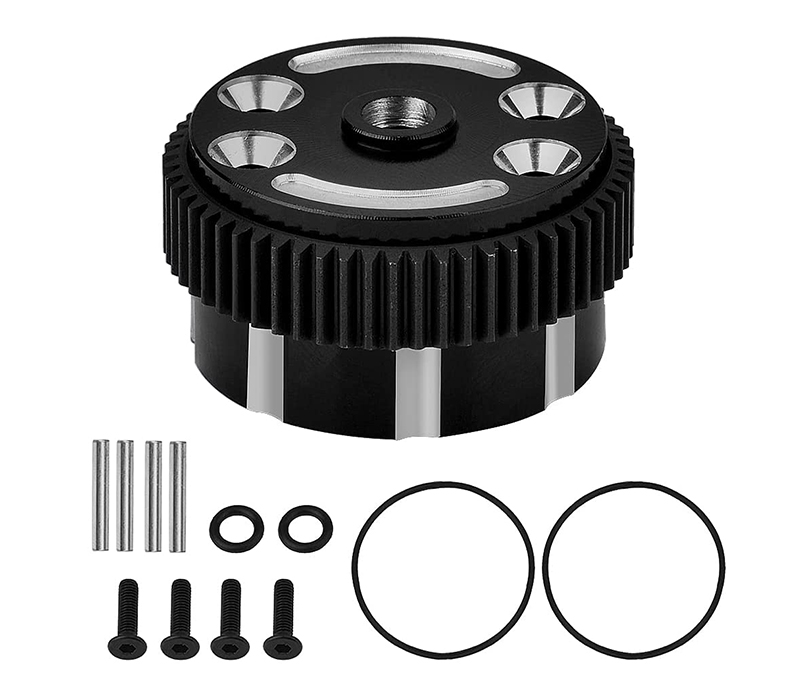 C30917BLACK Alloy Differential Case Housings for Traxxas 1/10 Slash 2WD 2381X - Image 1