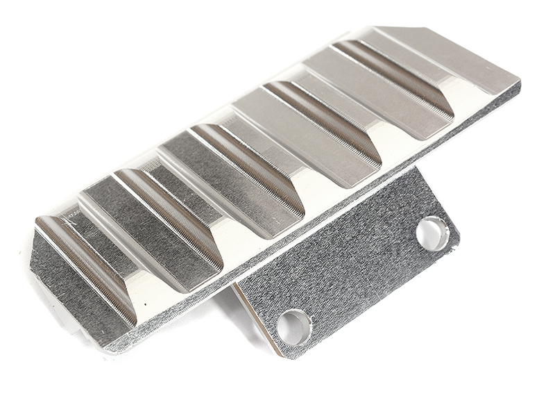 C30932SILVER Alloy Front Skid Plate for Arrma 1/8 Talion 6S BLX & Typhon 6S BLX (AR330230) - Image 1