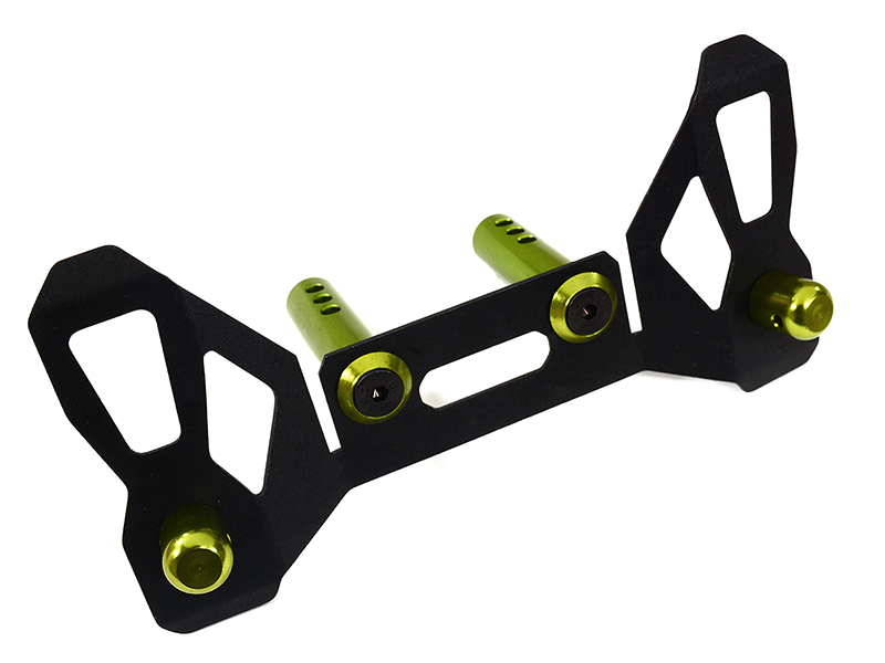 C30934GREEN Machined Front Body Mounts w/ Posts for Arrma 1/5 Kraton 4X4 8S BLX ARA320485 - Image 1
