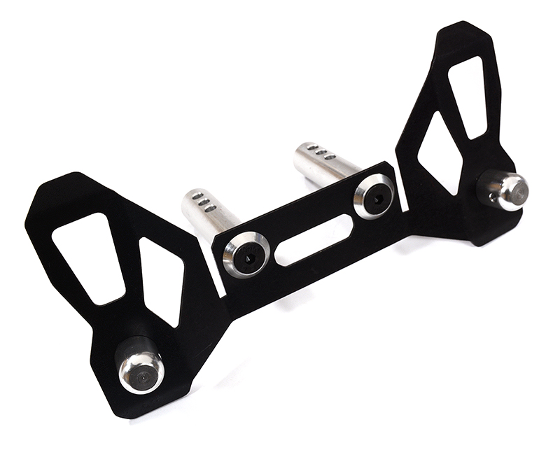 C30934SILVER Machined Front Body Mounts w/ Posts for Arrma 1/5 Kraton 4X4 8S BLX ARA320485 - Image 1