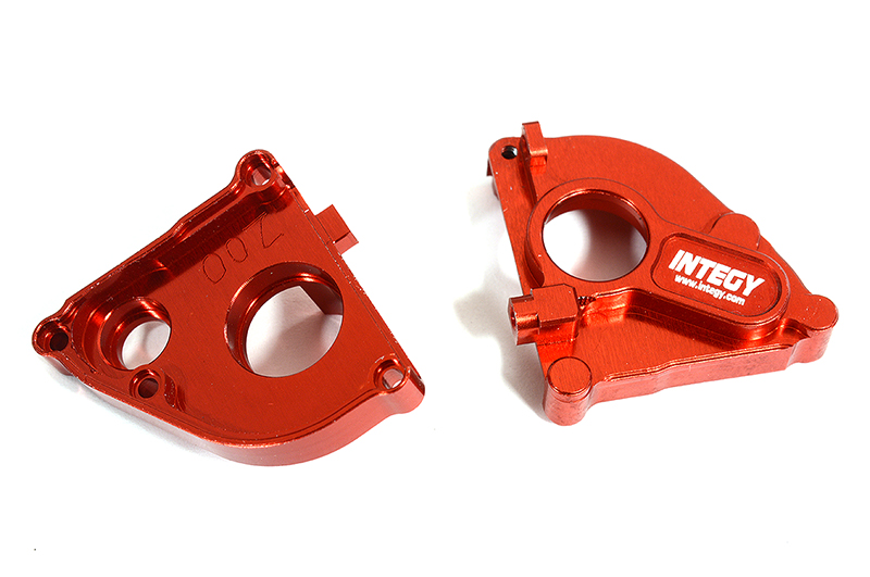 C30935RED Billet Machined Gearbox Housings for Axial 1/24 SCX24 - Image 1