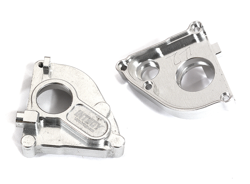 C30935SILVER Billet Machined Gearbox Housings for Axial 1/24 SCX24 - Image 1
