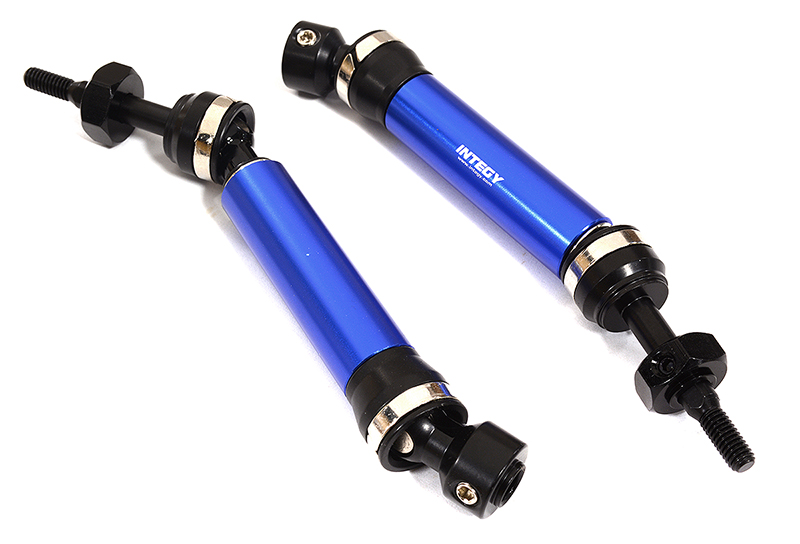 C30950BLUE Rear Universal Drive Shaft (2) for Traxxas 1/10 Slash 4X4 & Stampede 4X4 6852X - Image 1