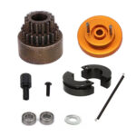 1/10 Nitro Gold Black Flywheel & 2-Speed Clutch Bell Set for RC Cars