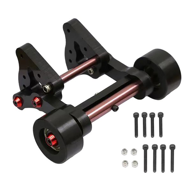 C31059BLACK Wheelie Bar Set for Arrma 1/8 Kraton & 1/8 Outcast ARA320536 - Image 1