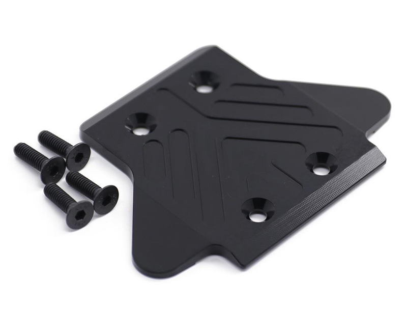 C31071BLACK Alloy Rear Chassis Skid Plate for Arrma 1/8 Kraton 6S BLX - Image 1