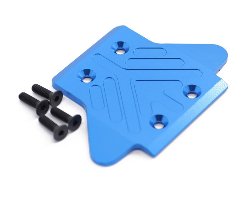 C31071BLUE Alloy Rear Chassis Skid Plate for Arrma 1/8 Kraton 6S BLX - Image 1