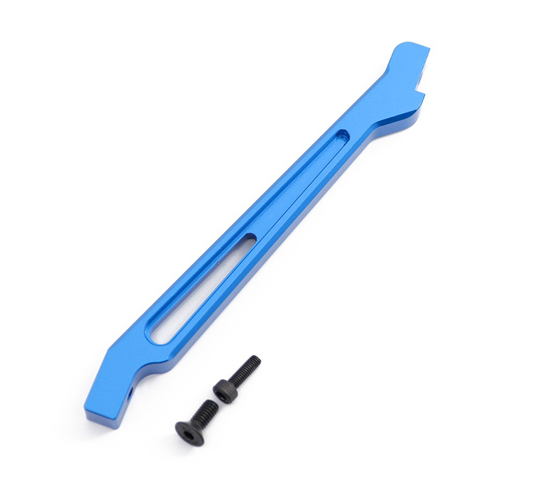 C31072BLUE Alloy Front Chassis Brace for Arrma 1/8 Kraton 6S BLX, Senton & Typhon AR320446 - Image 1