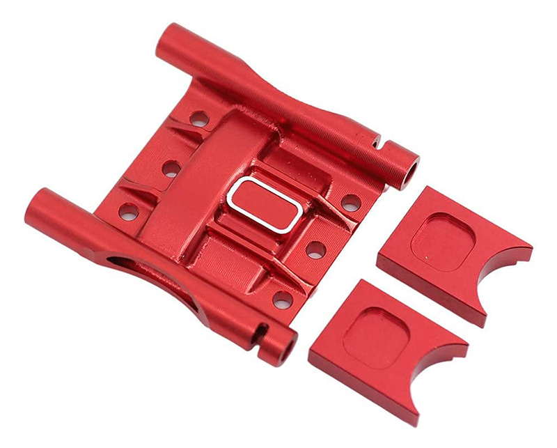 C31074RED Alloy Center Diff Cover for Arrma 1/8 Kraton 6SBLX, Outcast, Limitless ARA320499 - Image 1