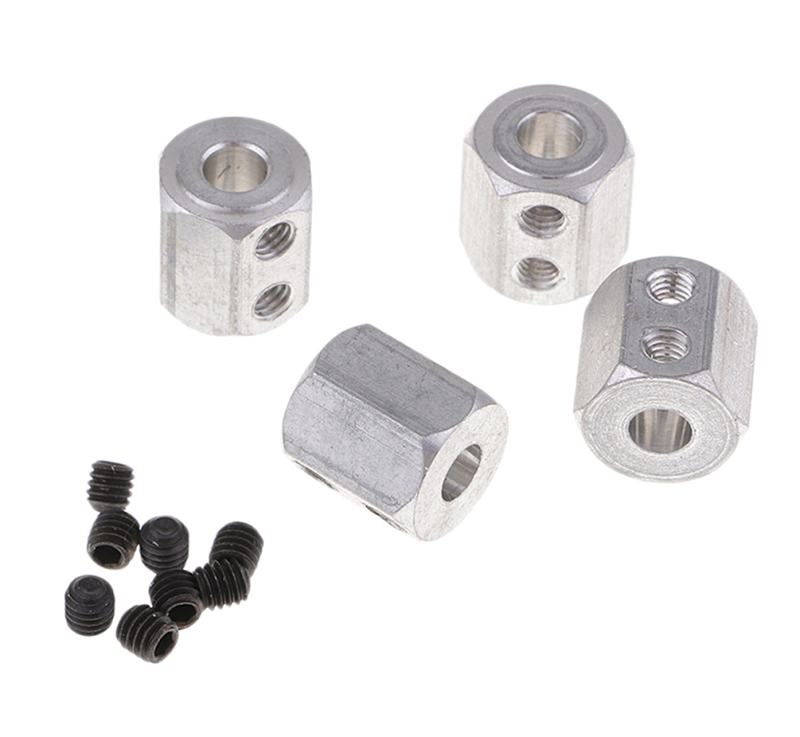C31084 12mm Hex Adapters (4) 14mm Long for 1/10 Scale w/ 5mm Axle Shafts - Image 1