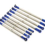 Alloy Rod Ends + Steel Turnbuckle Set (8) for 1/10 Revo, E-Revo, Summit