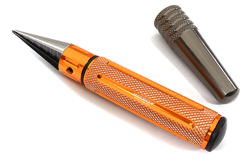 C31108ORANGE QuickPit V9 Professional Body Reamer for 1/10 & 1/8 Size (Orange 19mm Handle) - Image 1