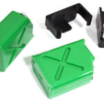 Realistic Jerry Can Oil Tank (2) w/ Bracket for 1/10 Scale Rock Crawler