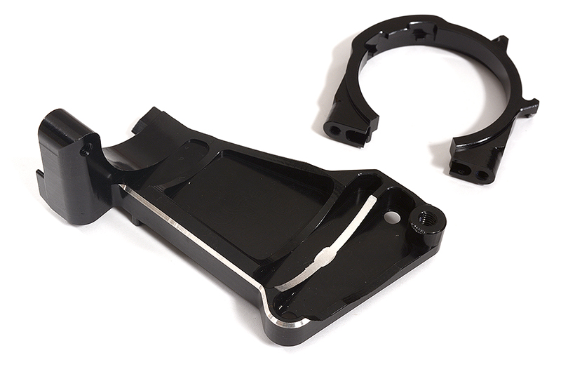 C31295BLACK Black Billet Machined Motor Mount for Traxxas 1/10 Scale Maxx 4S 8960 - Image 1