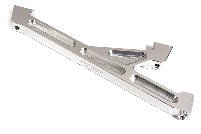 C31303SILVER Machined Front Chassis Support for Losi 1/10 Lasernut U4 4WD Brushless RTR - Image 1