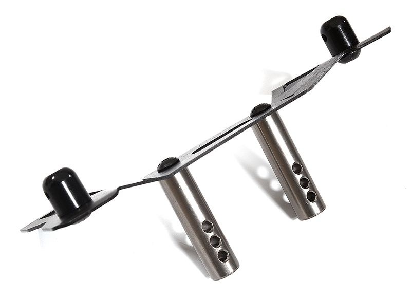 C31304GREY Billet Machined Front Body Mount Set for Arrma 1/5 Kraton 4X4 8S BLX ARA320485 - Image 1