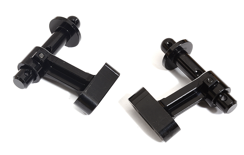 C31315BLACK Billet Machined Rear Body Mount Set for Arrma 1/10 Vorteks 4X4 3S BLX ARA320630 - Image 1