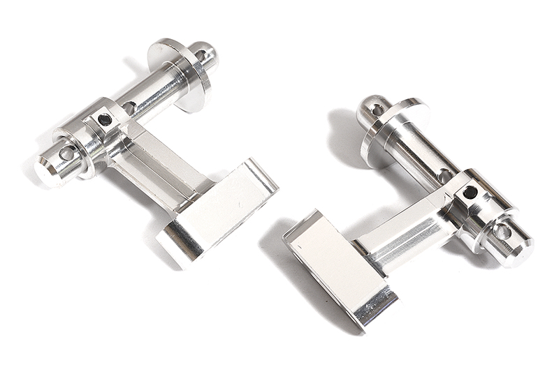 C31315SILVER Billet Machined Rear Body Mount Set for Arrma 1/10 Vorteks 4X4 3S BLX ARA320630 - Image 1