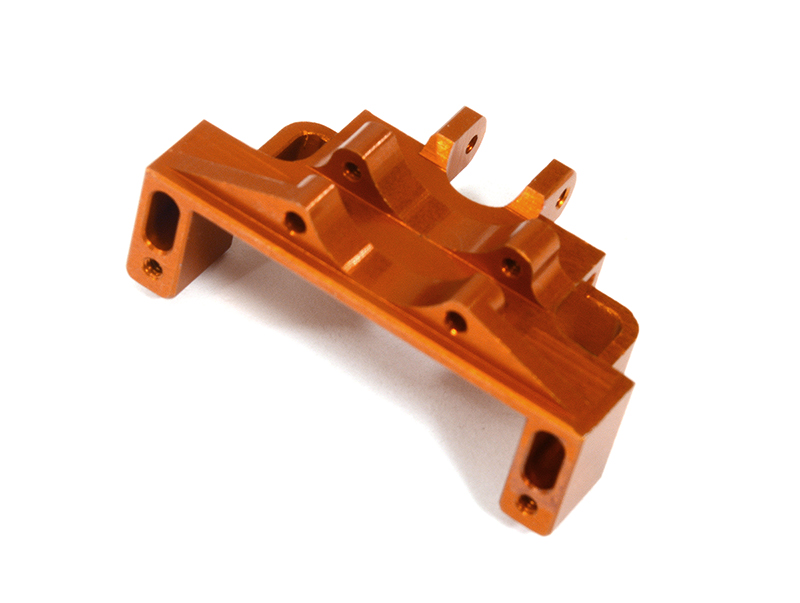 C31318ORANGE Billet Machined Servo Mount for Axial 1/24 SCX24 Rock Crawler - Image 1