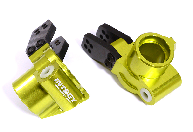 C31320GREEN Billet Machined Rear Hub Carriers for Arrma 1/8 Kraton 6S BLX AR330404 - Image 1