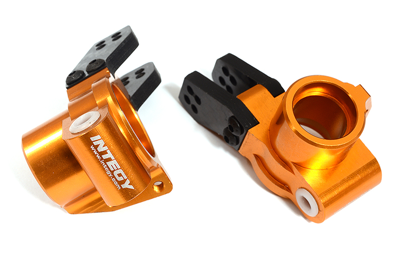 C31320ORANGE Billet Machined Rear Hub Carriers for Arrma 1/8 Kraton 6S BLX AR330404 - Image 1