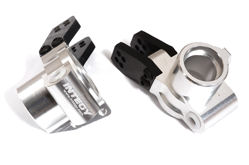 C31320SILVER Billet Machined Rear Hub Carriers for Arrma 1/8 Kraton 6S BLX AR330404 - Image 1