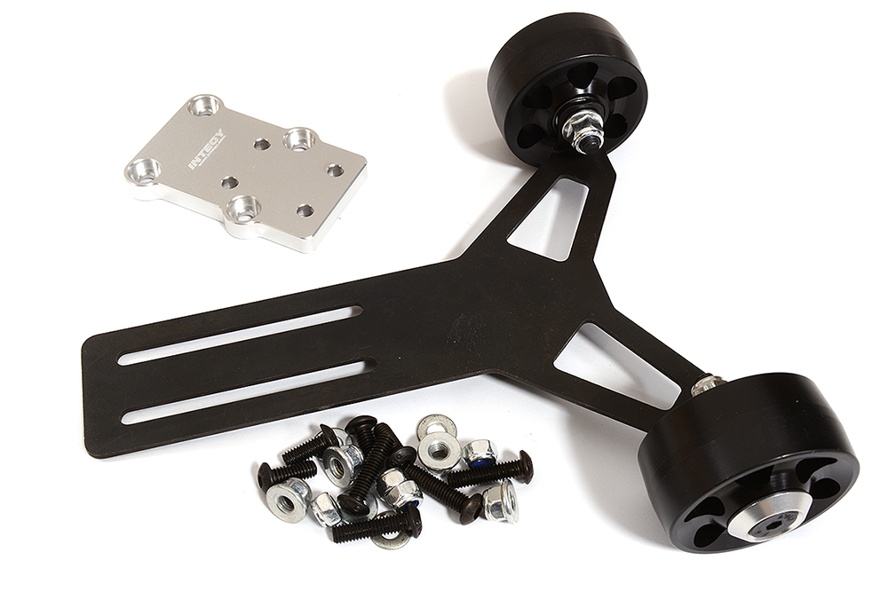 C31322SILVER Machined Wheelie Bar Upgrade for Arrma 1/5 Scale Kraton 4X4 8S BLX ARA320536 - Image 1