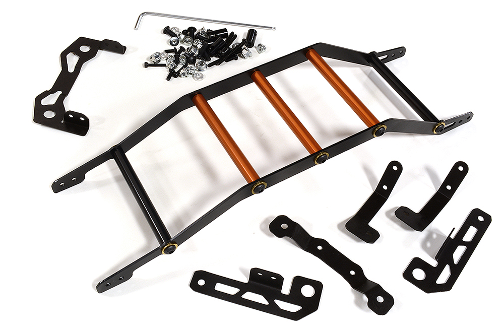 C31323ORANGE Exo-Skeleton Body Roll Cage Kit for Arrma 1/10 Vorteks 4X4 3S BLX ARA402319 - Image 1