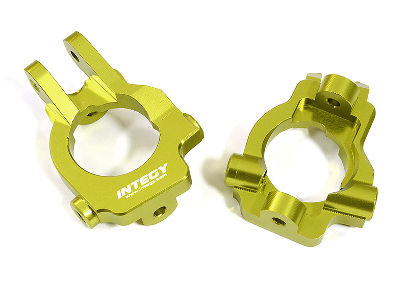 C31338GREEN Billet Machined Caster Blocks for Losi 1/10 Lasernut U4 4WD Brushless RTR - Image 1
